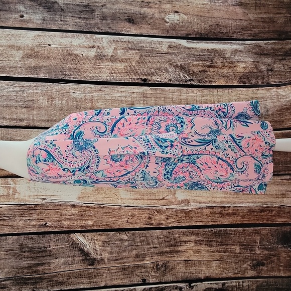 Lilly Pulitzer Size Medium Pink Passion Paisley Dress - Picture 2 of 6